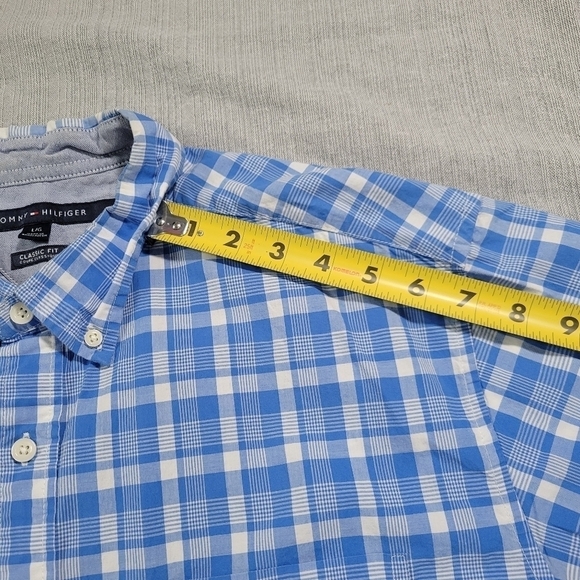 Tommy Hilfiger Mens LG Classic Fit Long Sleeve Casual Button Down EUC Preppy - Picture 7 of 12